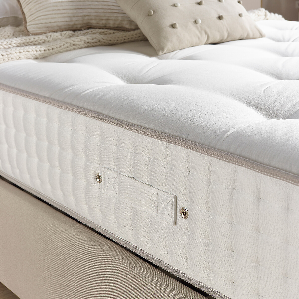 Aspire Luxury 7000 Pocket Natural Wool & Cashmere Mattress white, ASPIRE