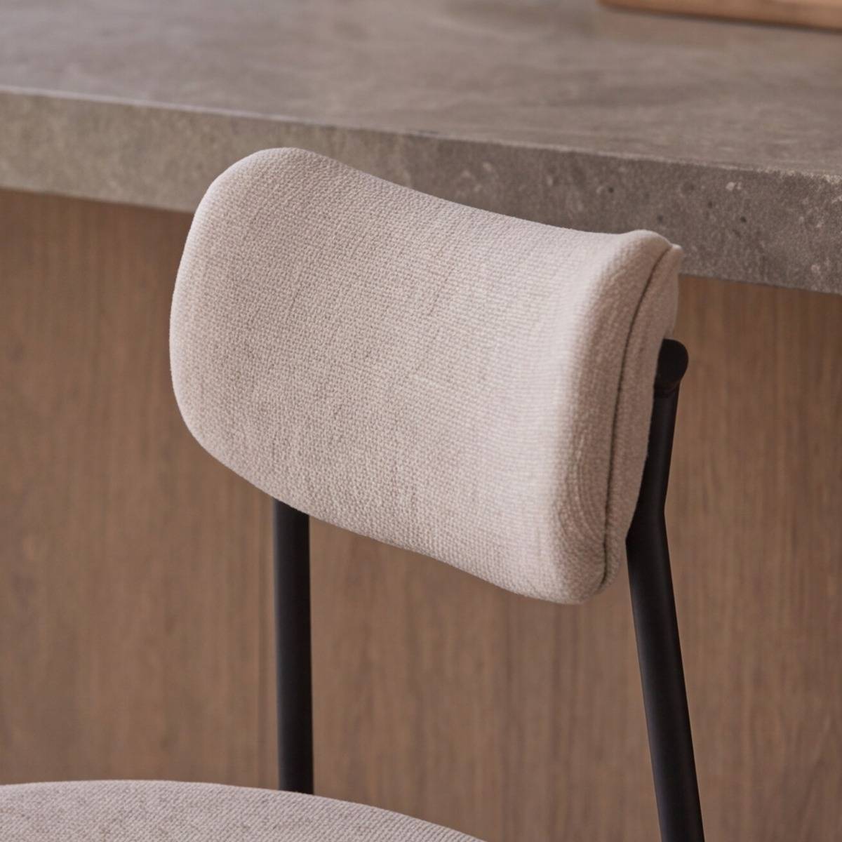 Tabouret de bar Nila beige, MADE IN MEUBLES