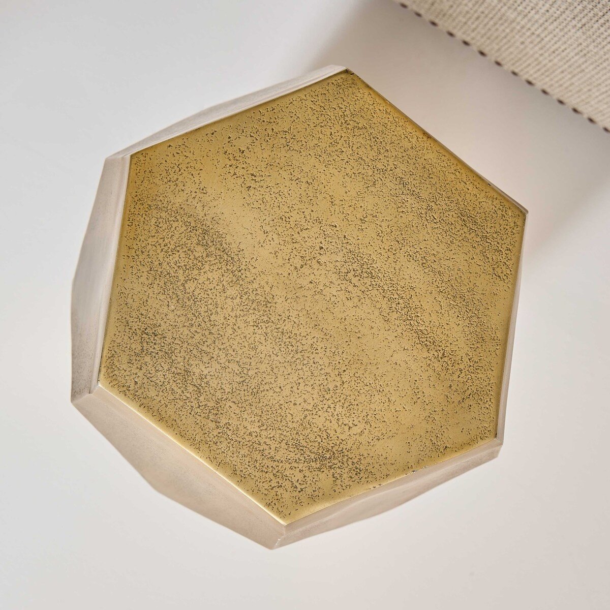 Bout de canapé en aluminium L38 cm - RAOUL métal, SIGNATURE