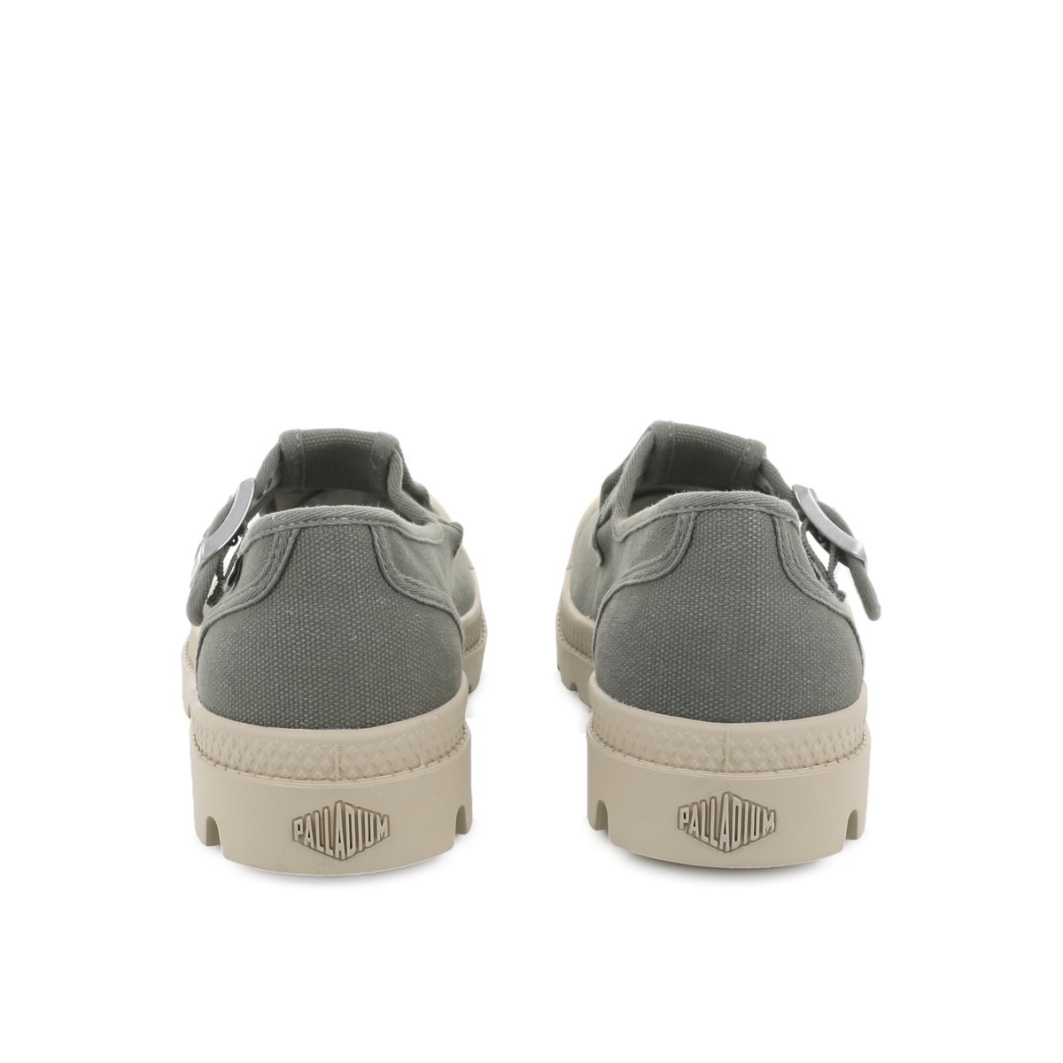 Tennis en toile PAMPA MARY JANE  vert-vetiver, PALLADIUM