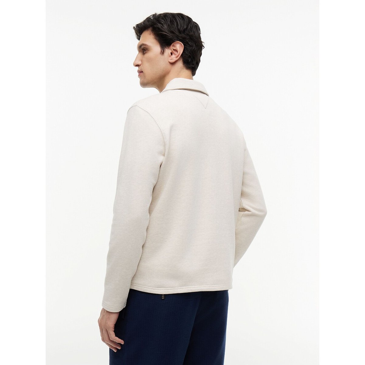 Sweat demi-zippé Essential avoine, TOMMY HILFIGER