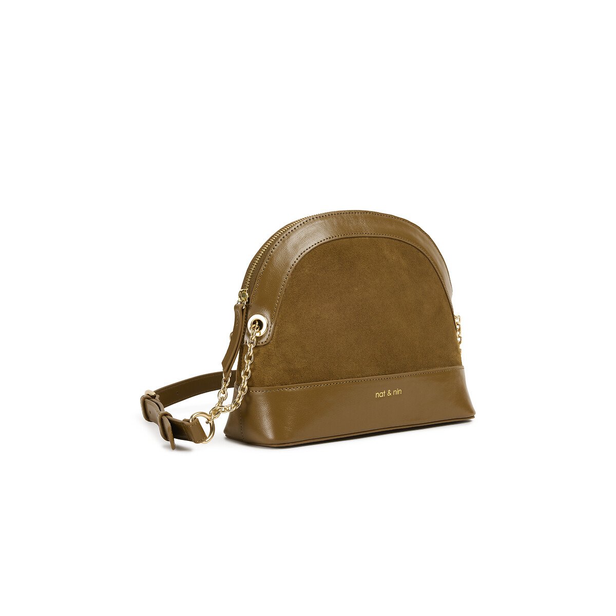Sac à bandoulière en cuir, JULIET tabac, NAT & NIN
