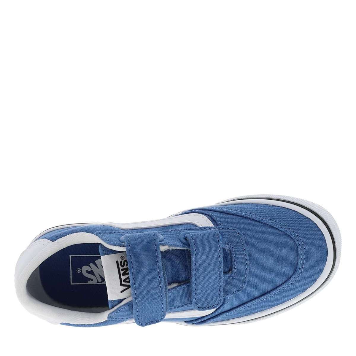 Baskets BROOKLYN LS V talon plat bleu, VANS