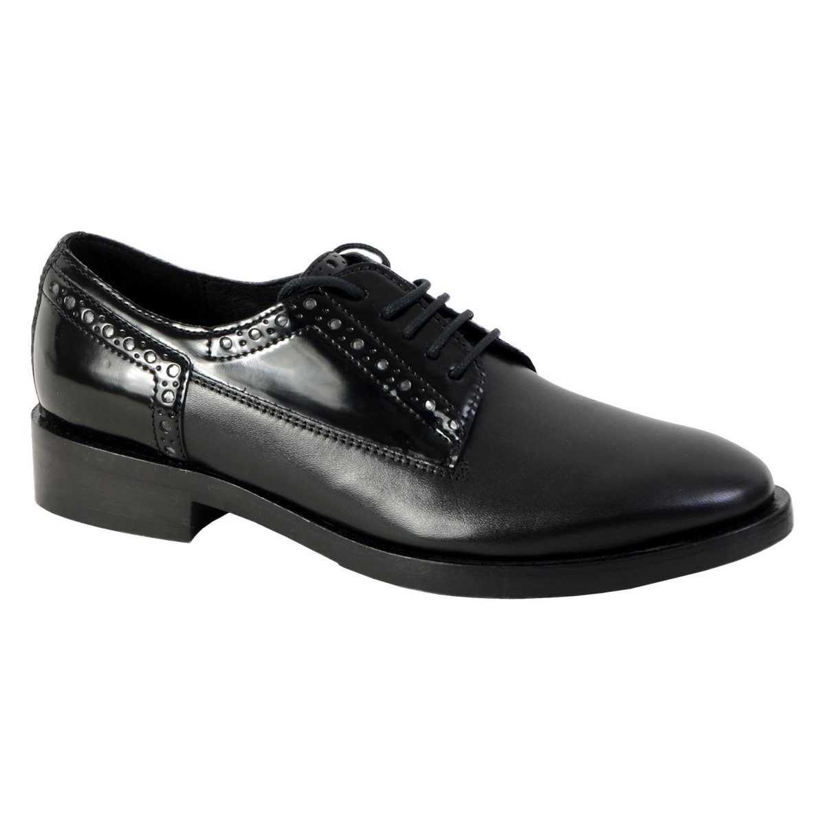 Mocassin D Brogue noir, GEOX