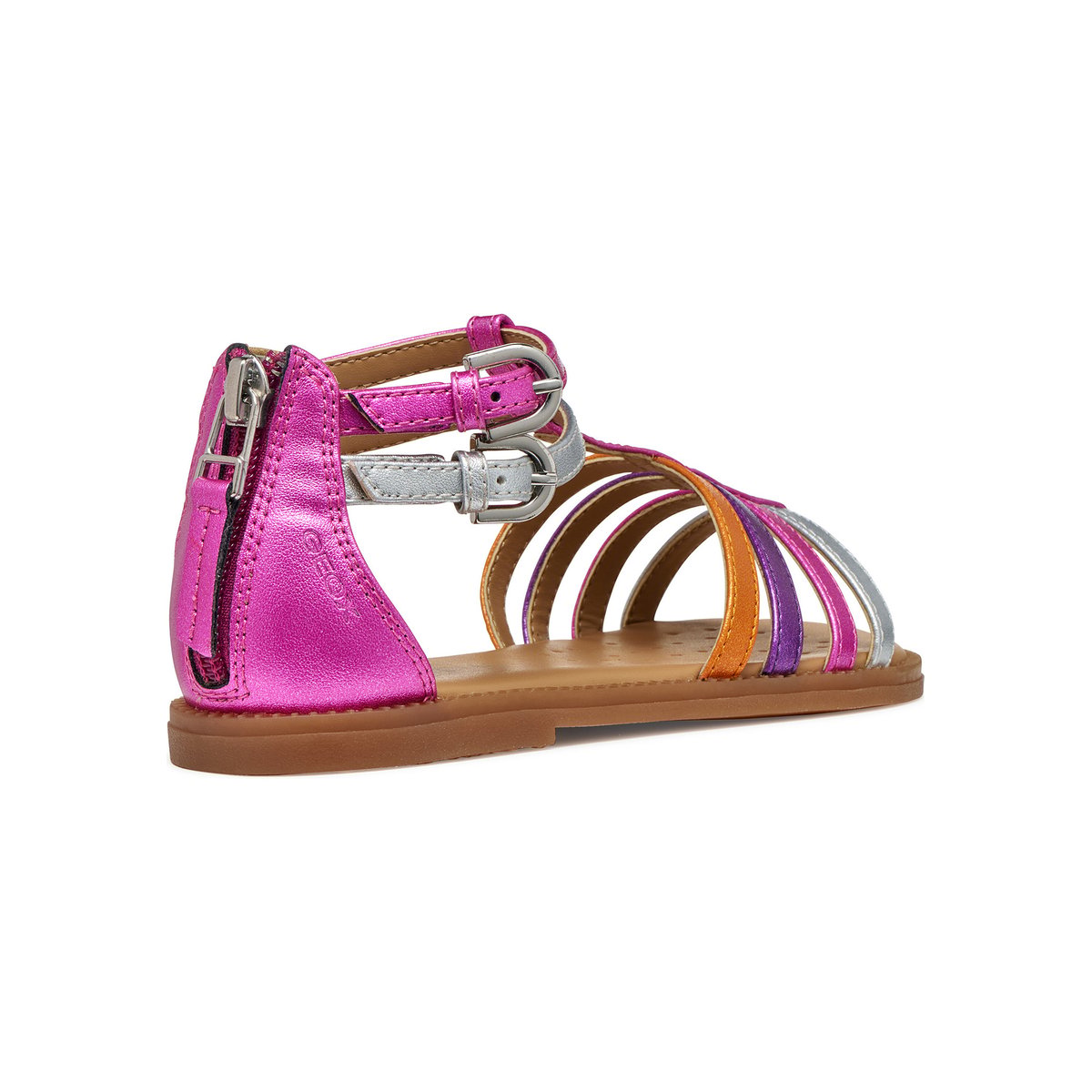 Sandales  J SANDAL KARLY fuchsia/argent, GEOX