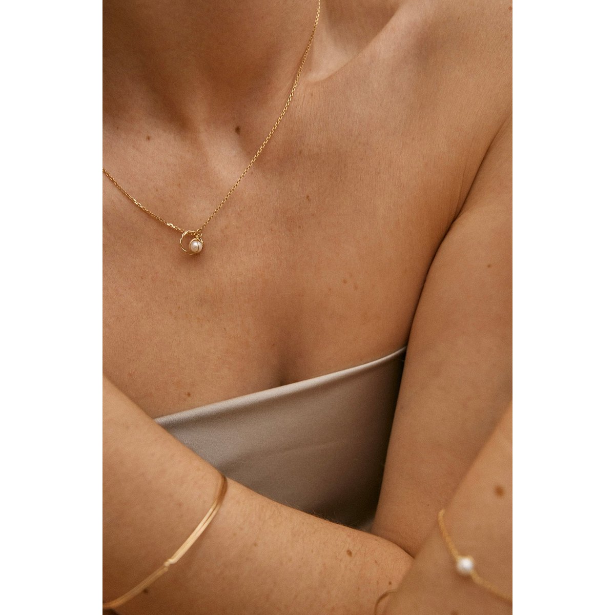 Pendentif anneau Torsade - Or 750‰ or, YAY PARIS