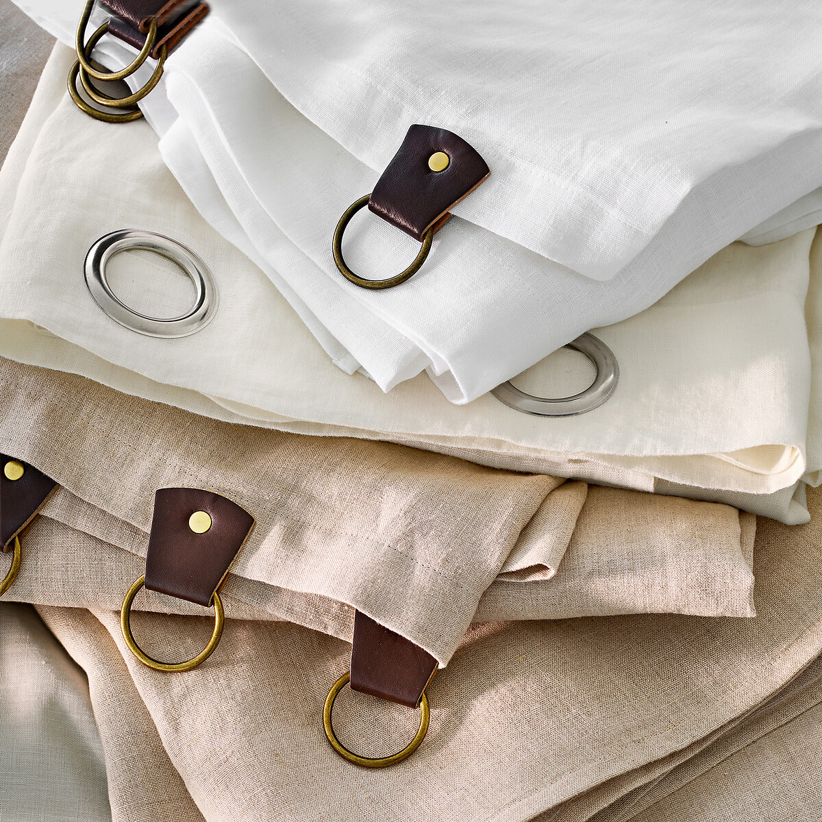 Private Washed Linen Curtain rosmary, AM.PM