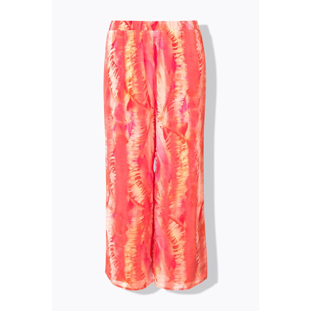 Pantalon en mousseline double épaisseur. corail, ULLA POPKEN