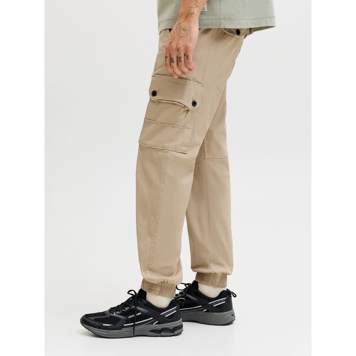 Pantalon Cargo white pepper, JACK & JONES