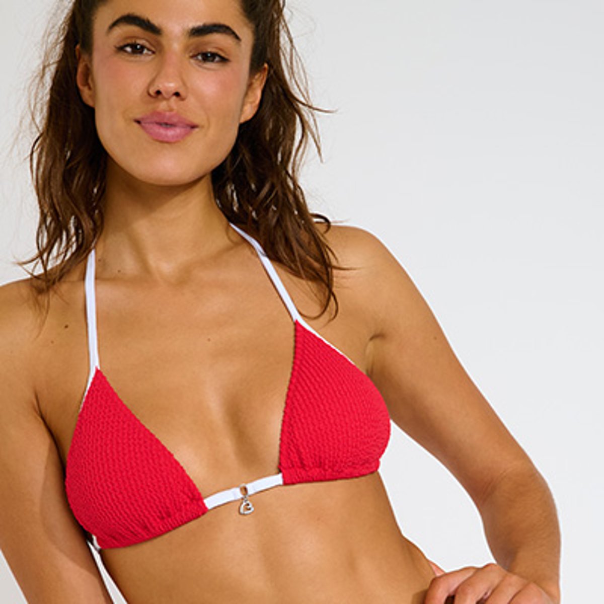 Haut de maillot triangle Kimo - POPSAIL rouge, BANANA MOON