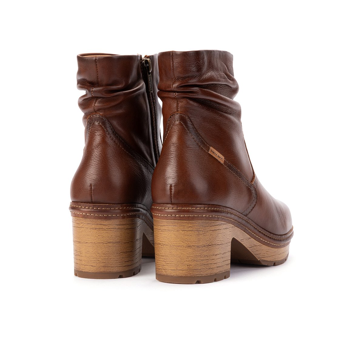 Bottines à talon cuir Sort cuero, PIKOLINOS