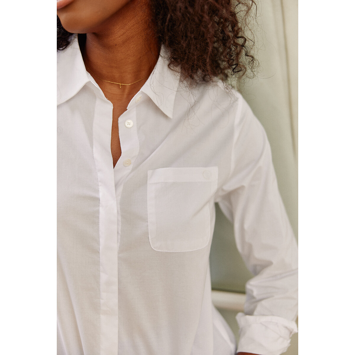 Carli Cotton Buttoned Shirt white, LA PETITE ETOILE