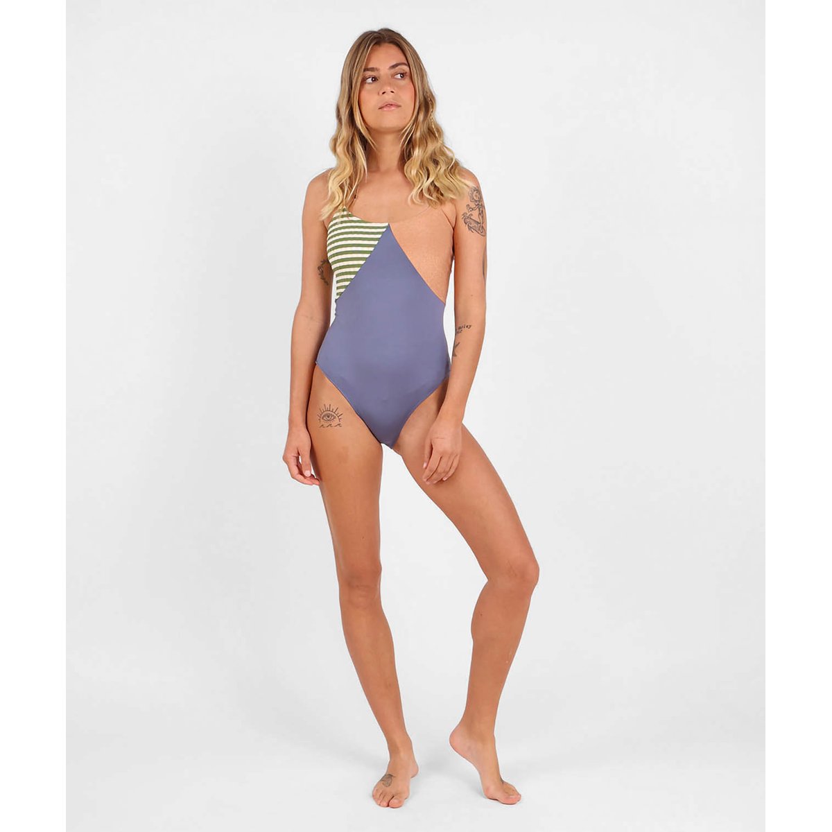 Maillot 1 pièce patchwork REMIX multicolore, OXBOW