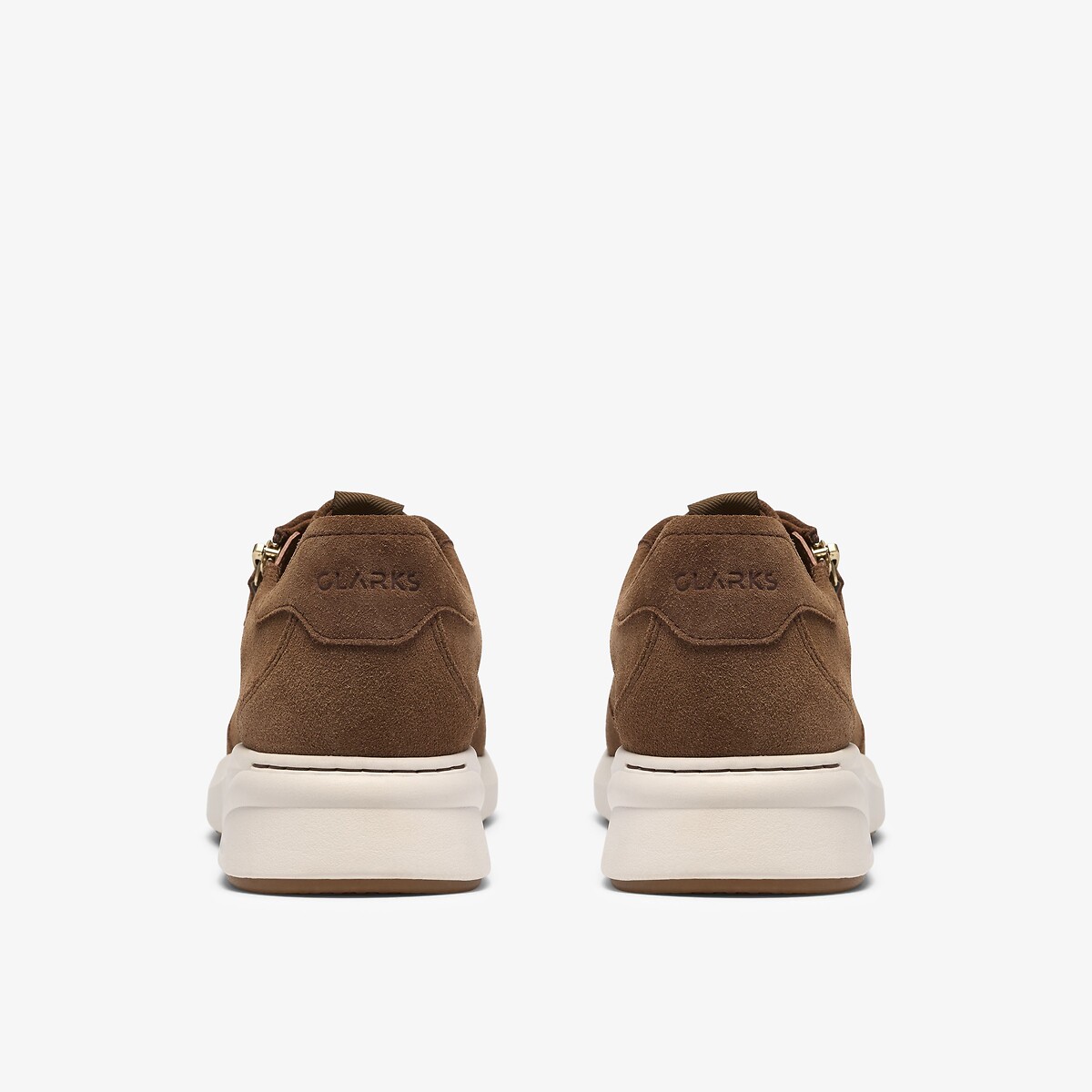 Code R Run Zip-Up Leather Trainers brown, CLARKS