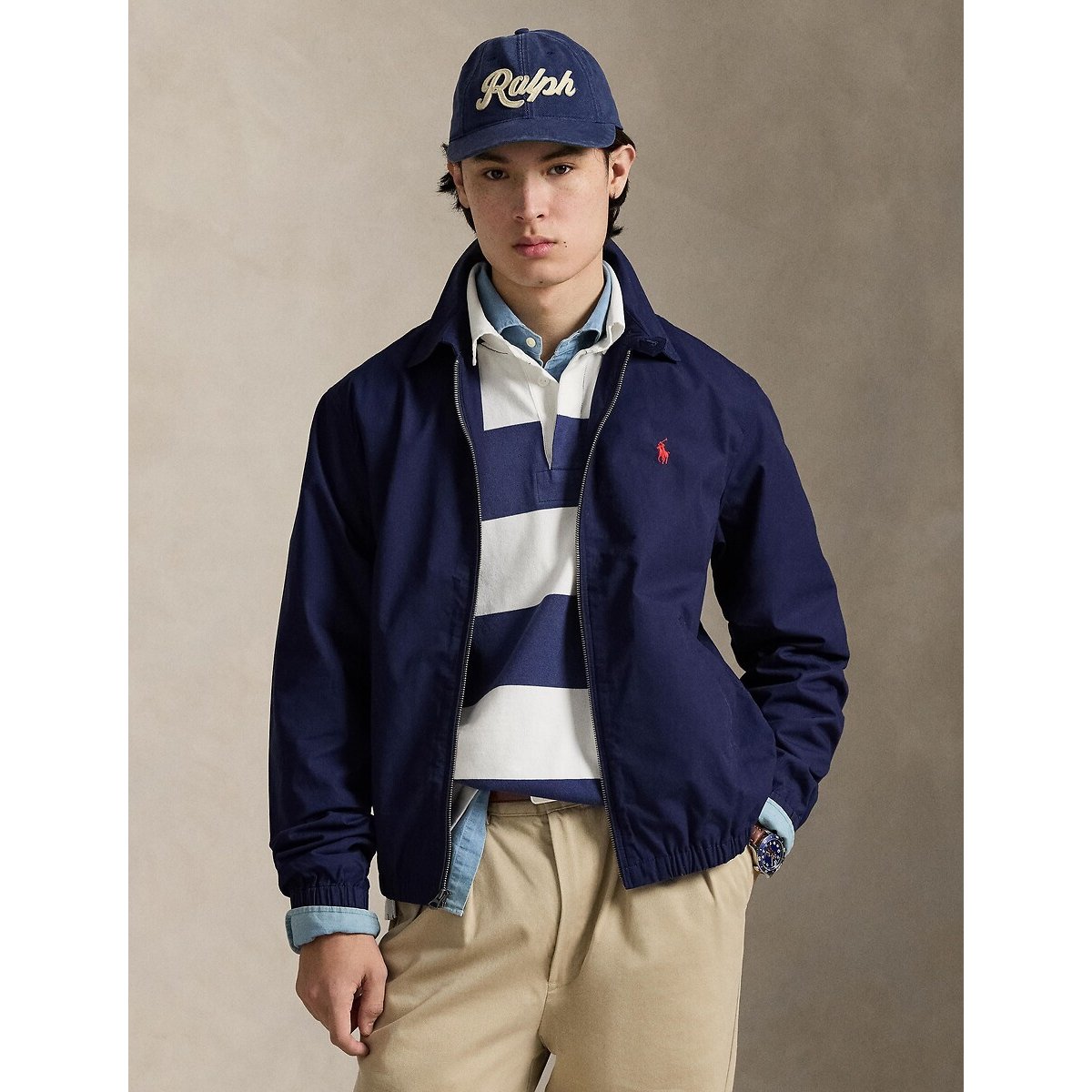 Bayport Poplin Jacket navy, POLO RALPH LAUREN