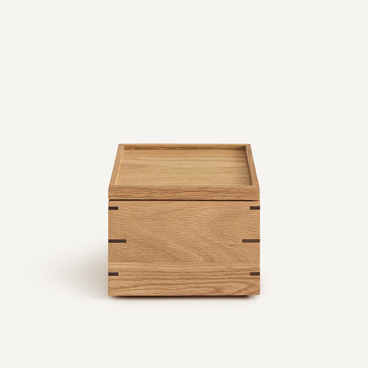 Hibashi Natural Solid Oak Square Storage Box natural oak, AM.PM