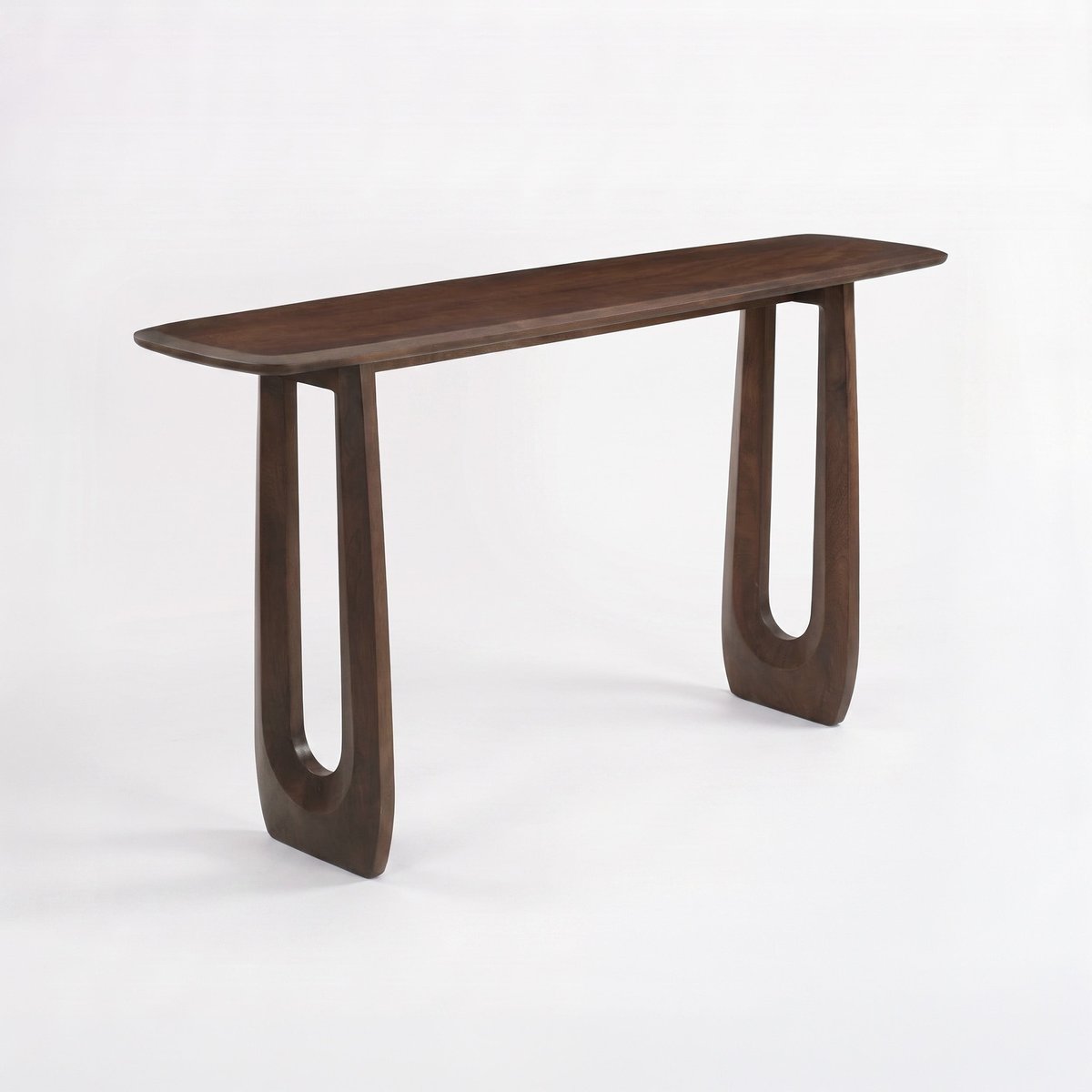 Console en bois de manguier massif 150 cm - MAYA marron foncé, MAISON PAVANE
