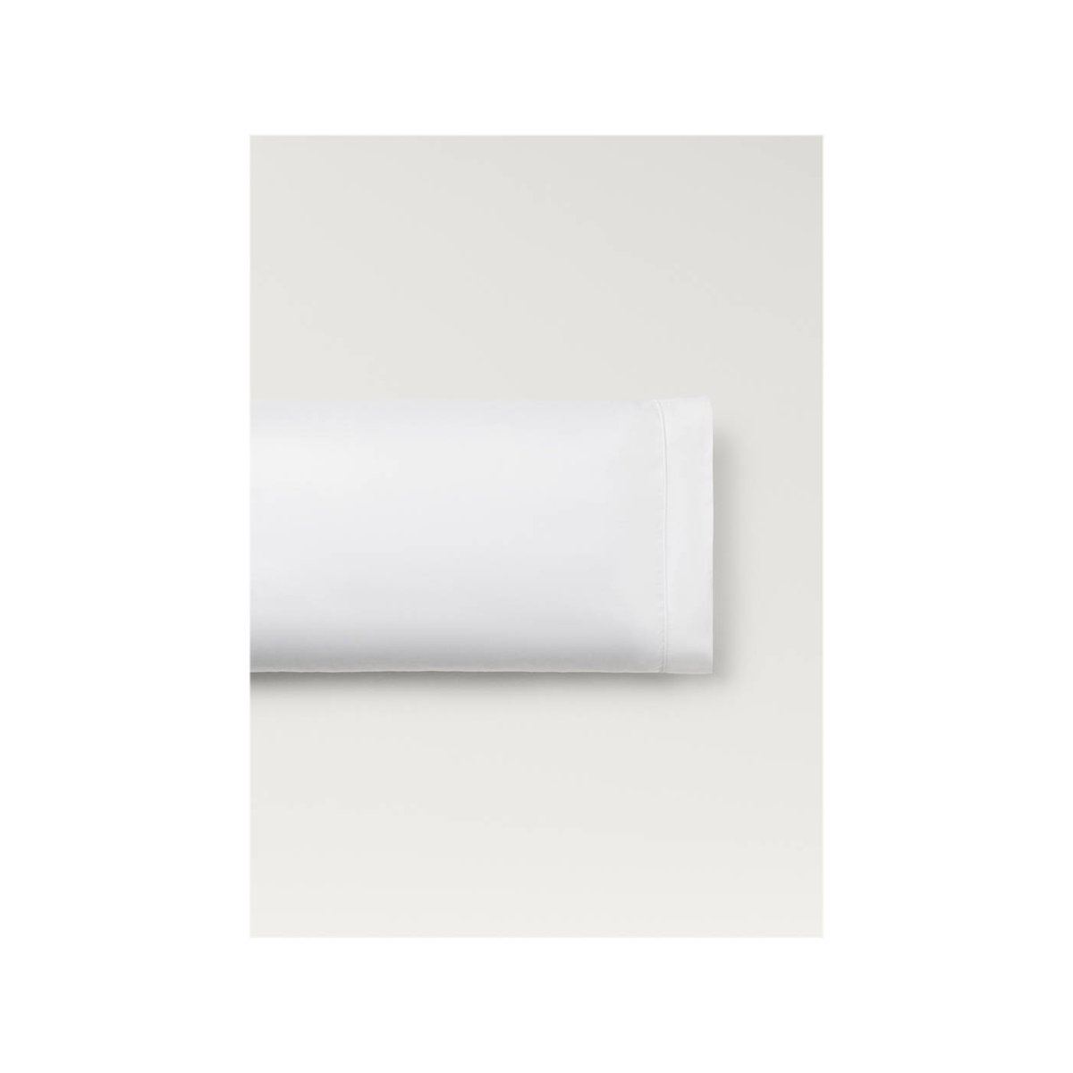 Housse d’oreiller coton satin 600 fils 45x110 cm blanc, MANGO HOME