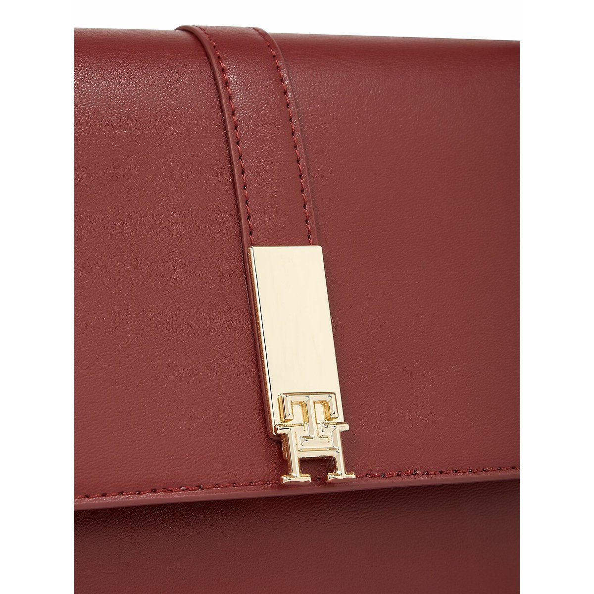 Schoudertas met studs TH HERITAGE bordeaux , TOMMY HILFIGER
