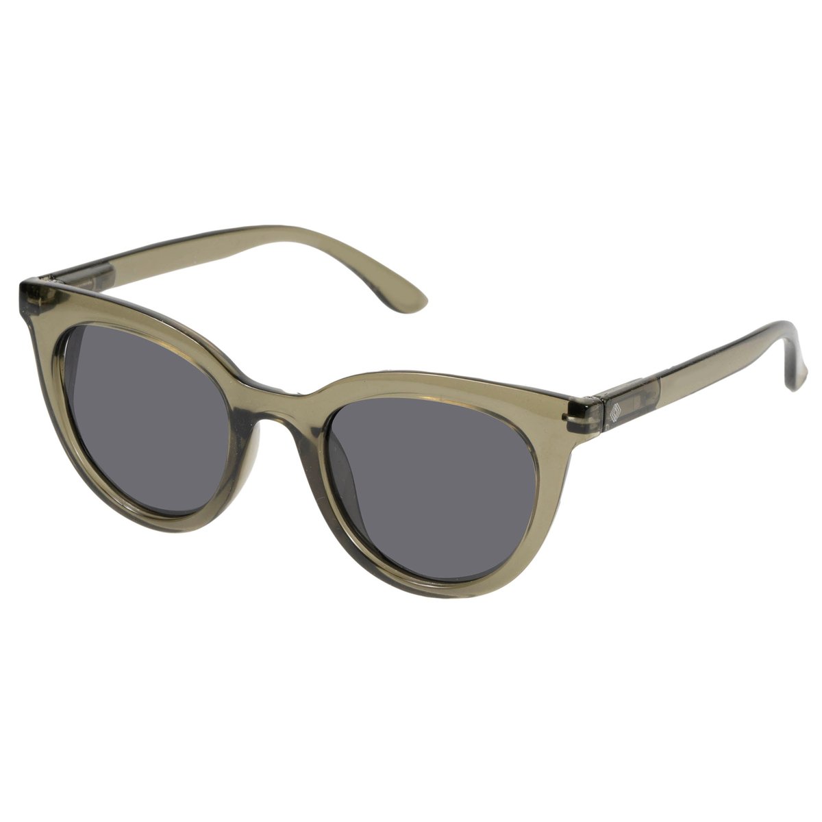 Lunettes de soleil verres polarisants, verres polycarbonates, branches flexibles vert kaki, ISOTONER