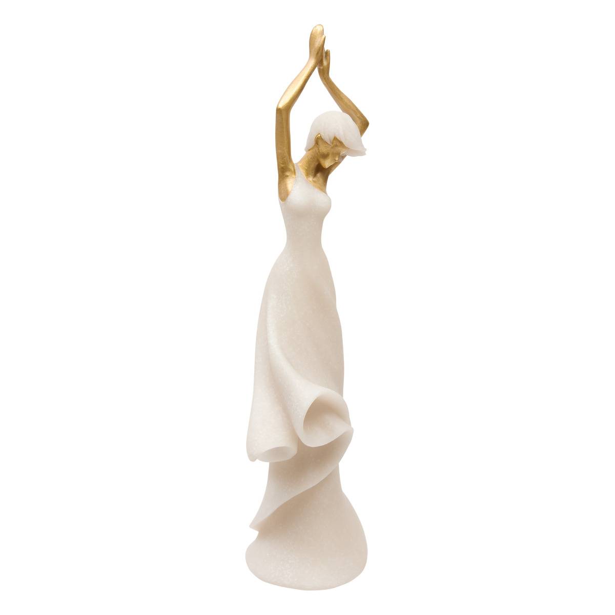 Femme dansante déco Casey H.35cm blanc modèle b, ATMOSPHERA