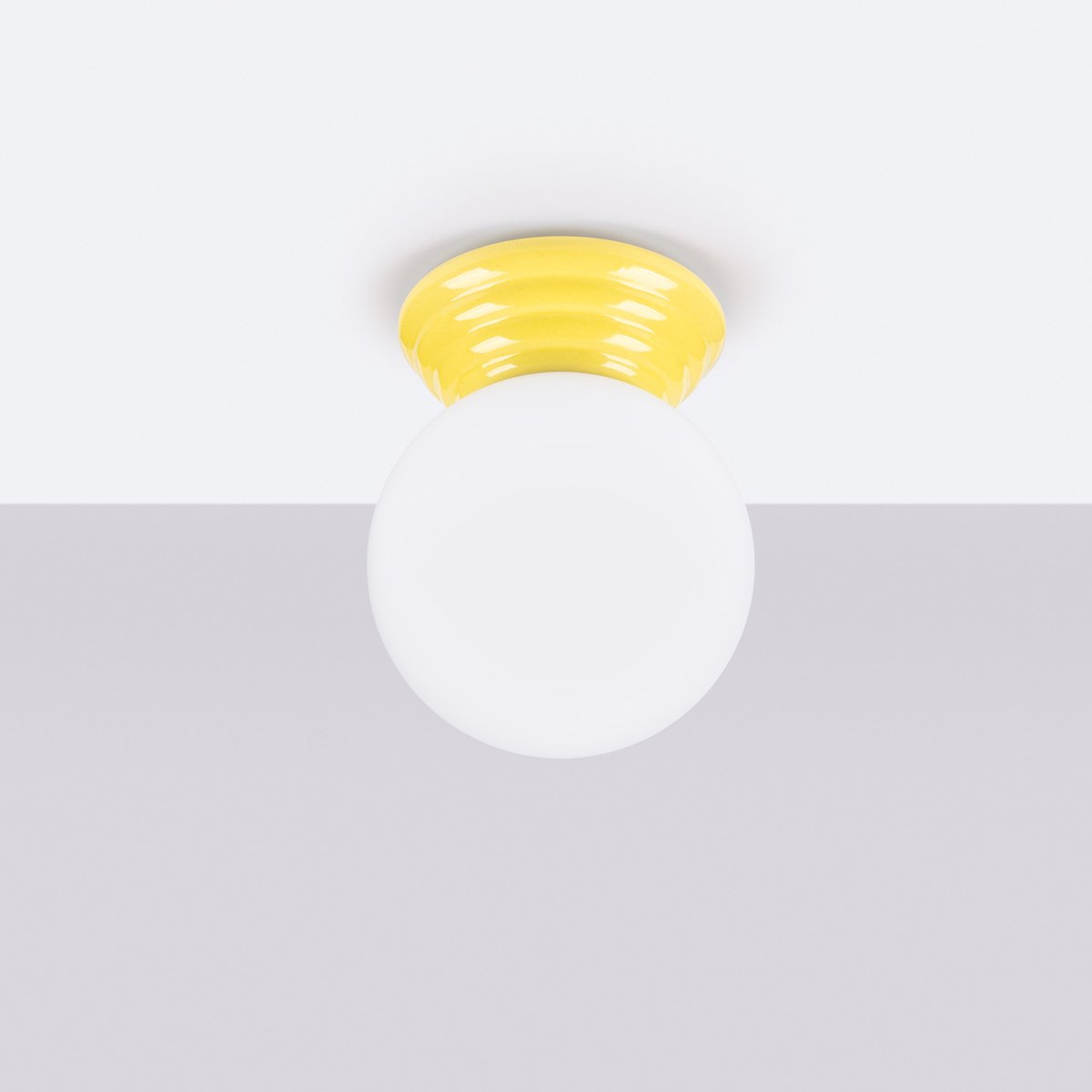 Plafonnier Céramique Jaune G9 1 Zori jaune, EDEN