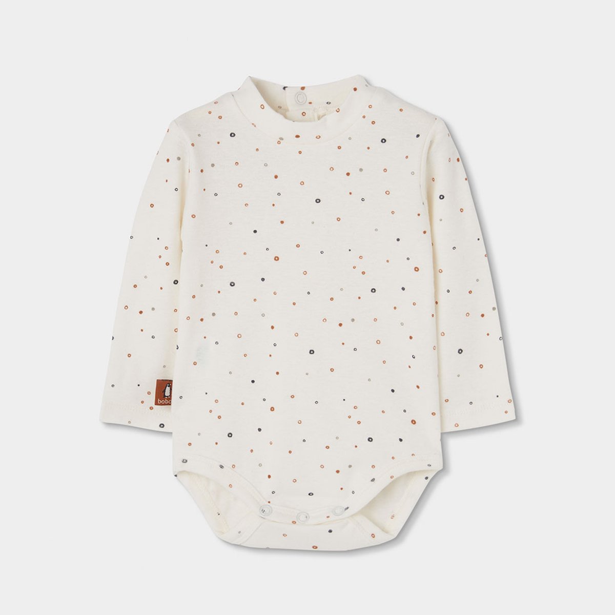 Ensemble bébé fille en maille avec pingouin gris, BOBOLI