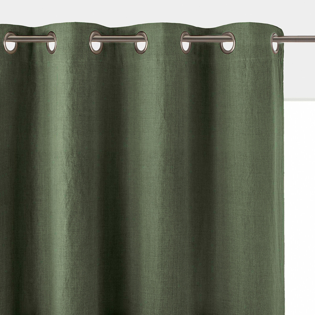 Onega Blackout Radiator Curtain in Washed Linen rosmary, LA REDOUTE INTERIEURS