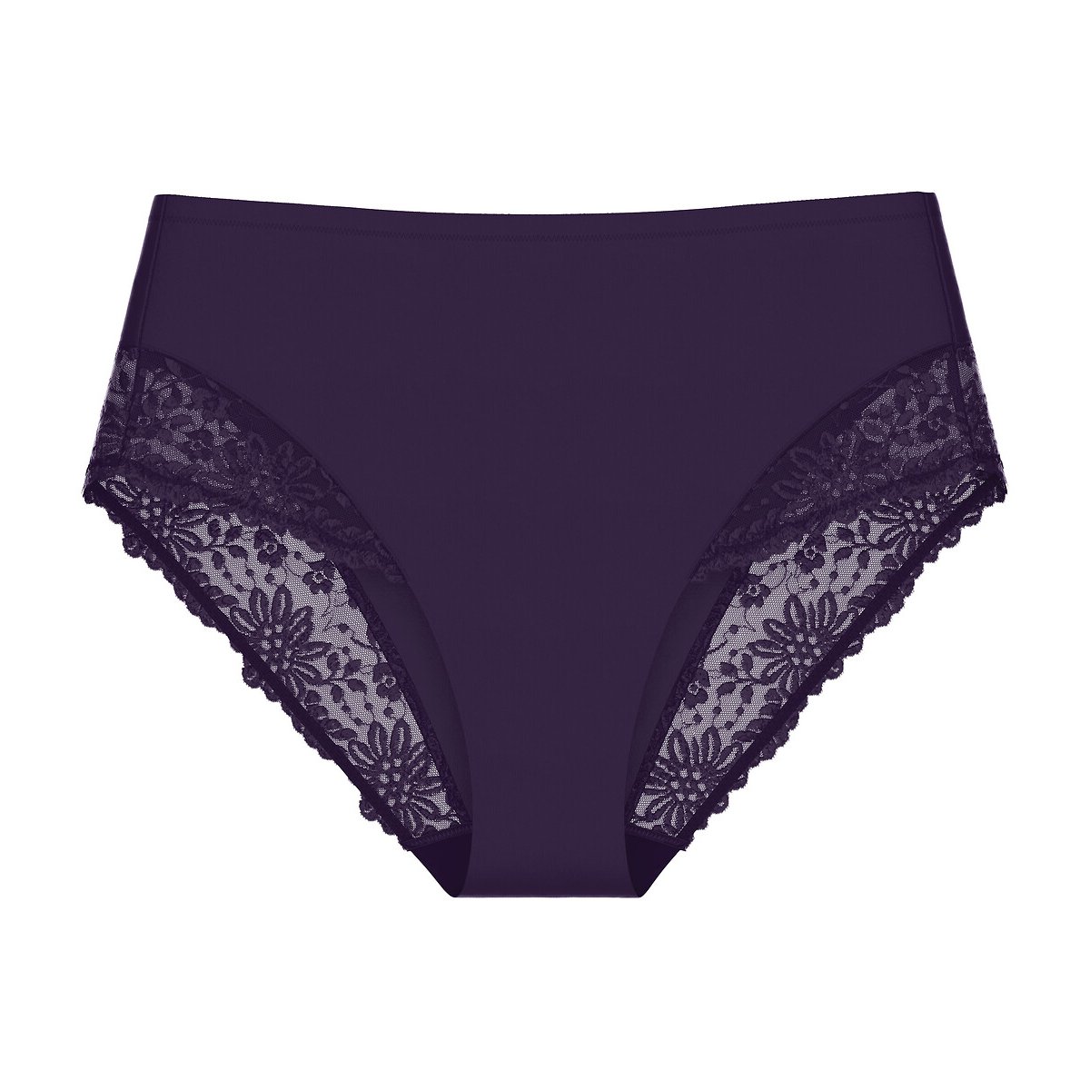 Ladyform Soft Knickers with High Waist dark purple, TRIUMPH