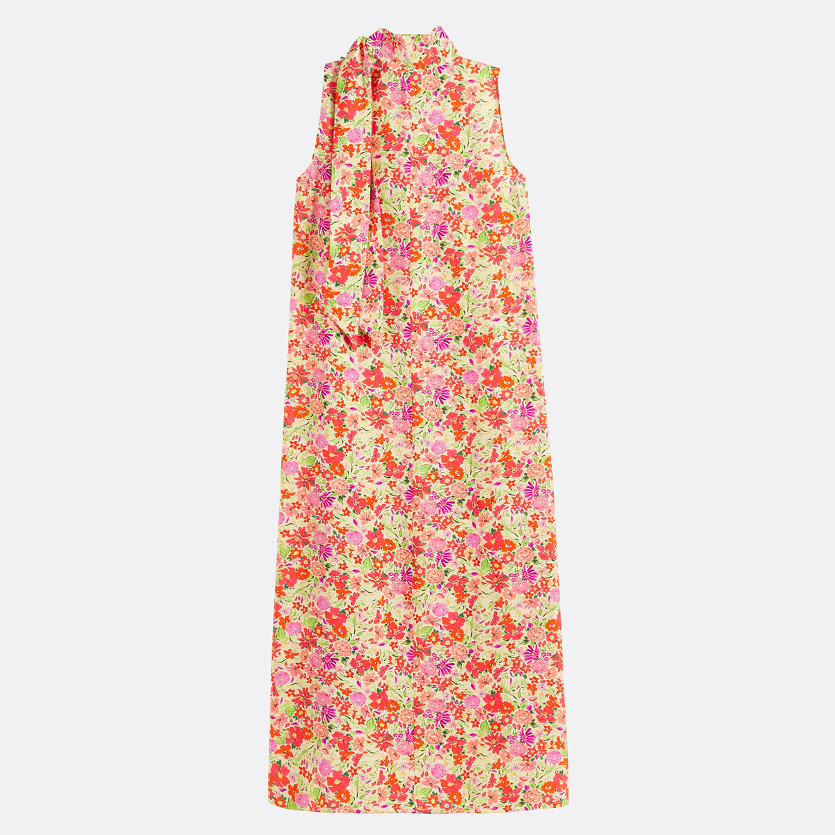 Floral Print Sleeveless Maxi Dress red floral print, LA REDOUTE COLLECTIONS