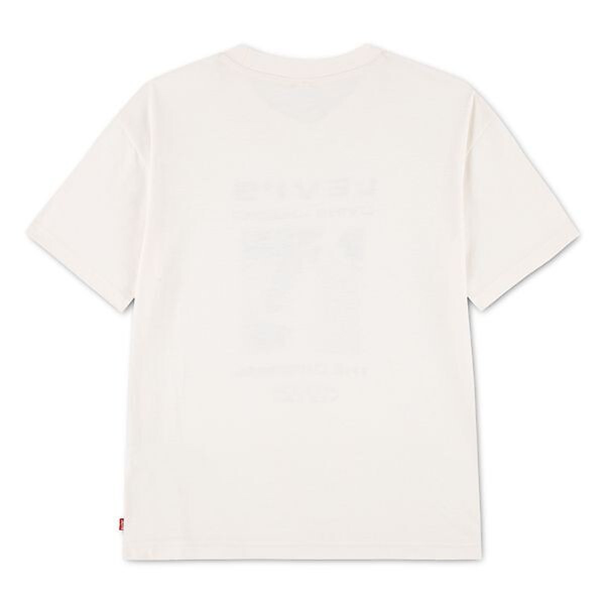T-shirt manches courtes, photo skateur imprimée devant ecru, LEVI'S KIDS