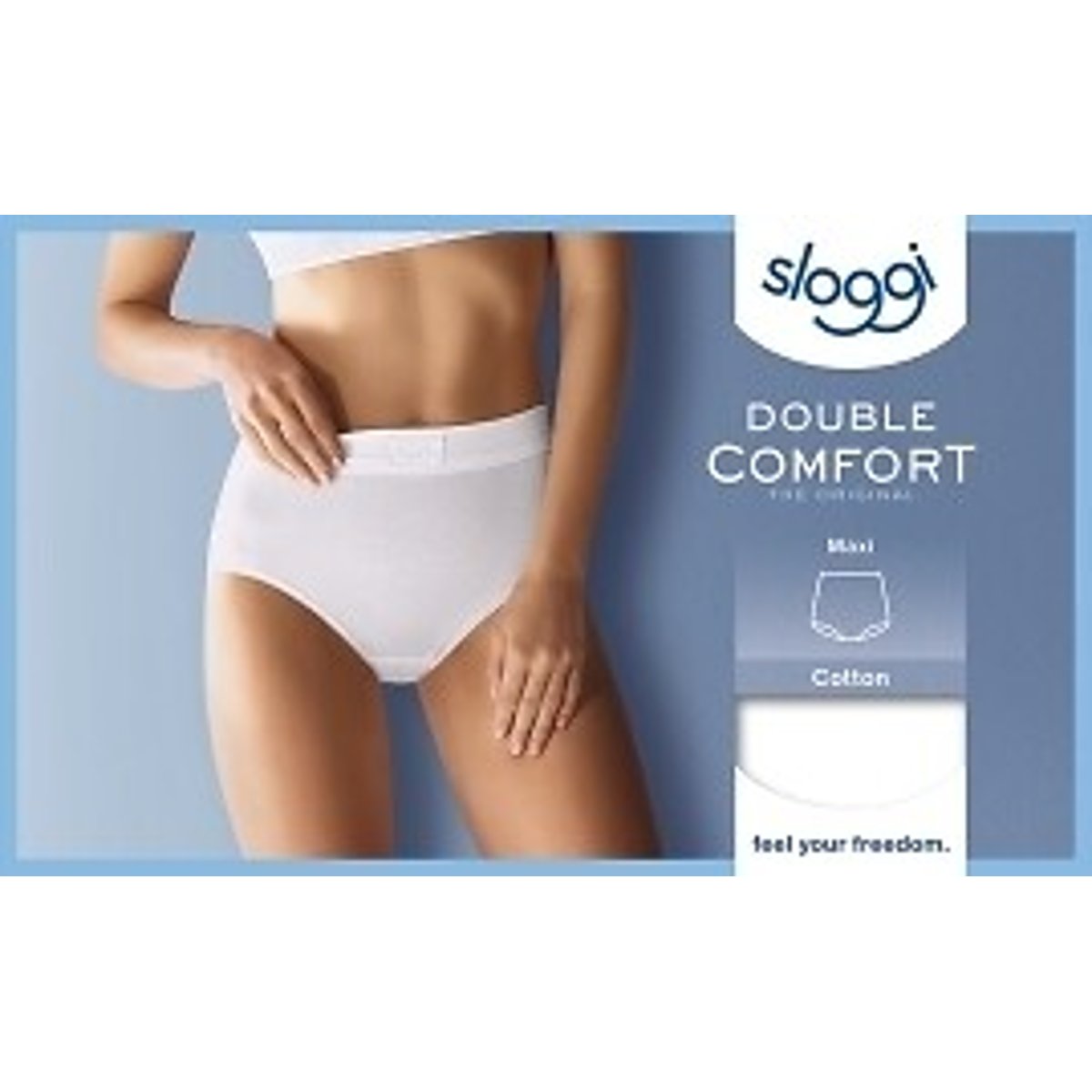 Double Comfort Full Knickers white, SLOGGI
