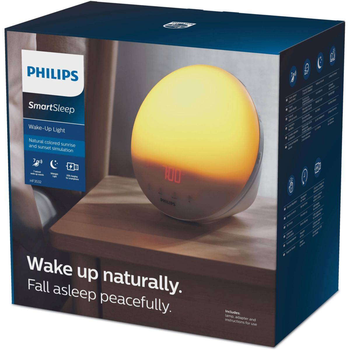 Simulateur d'aube HF3532/01 couleur unique, PHILIPS