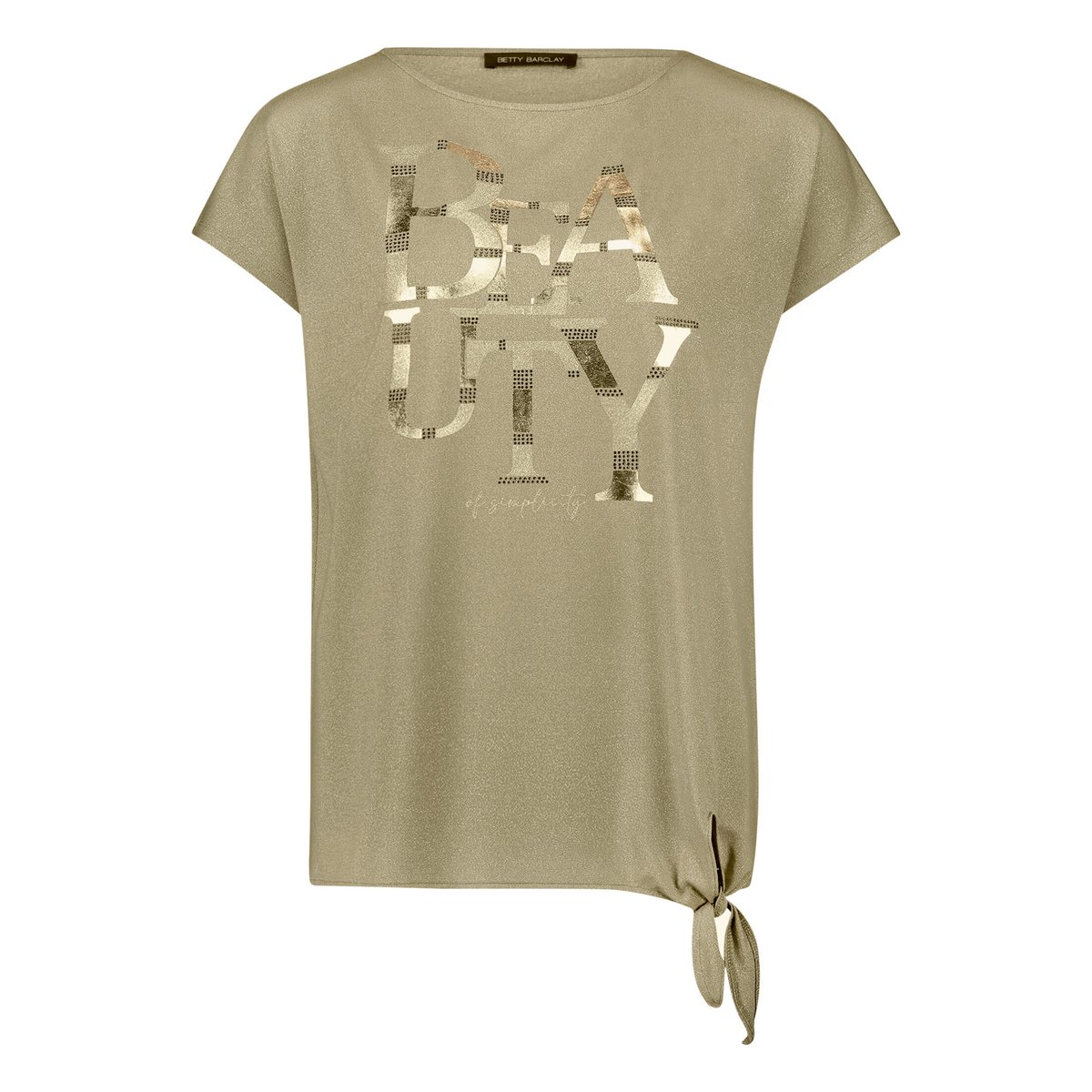 T-shirt à nœud soft olive, BETTY BARCLAY