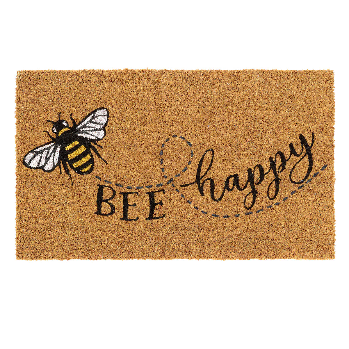 Bee Happy Doormat natural, MY MAT