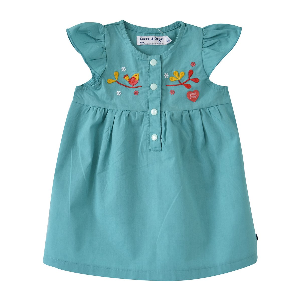 Robe + bloomer bebe elyna bleu, SUCRE D'ORGE