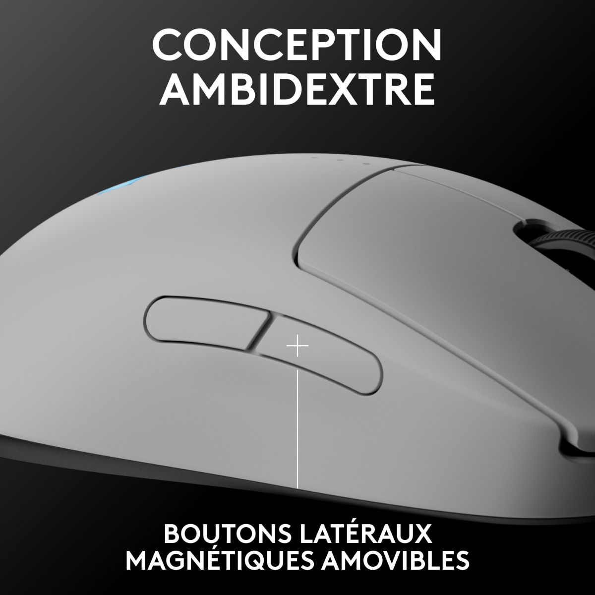 Souris Gamer Sans Fil G PRO 2 Lightspeed Wireless Blanche couleur unique, LOGITECH