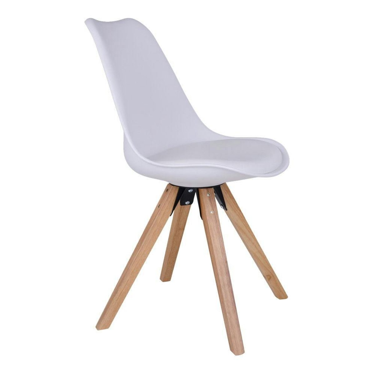 Chaise style scandinave (lot de 2) LOTA blanc, PIER IMPORT