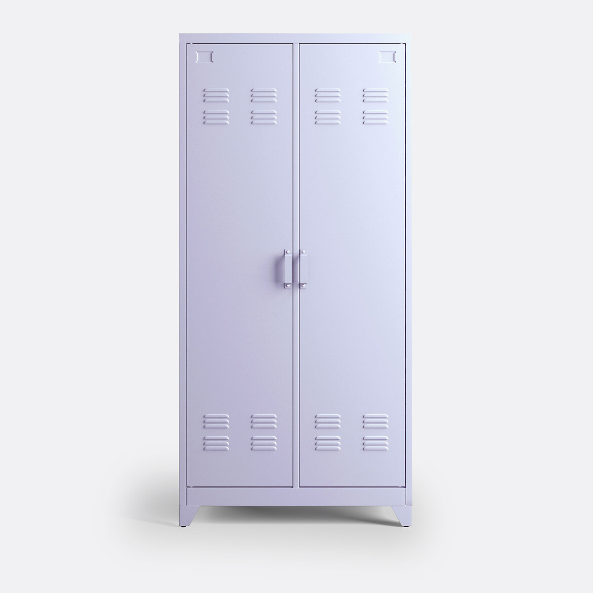 Hiba 2-Door Metal Cabinet lavender, LA REDOUTE INTERIEURS