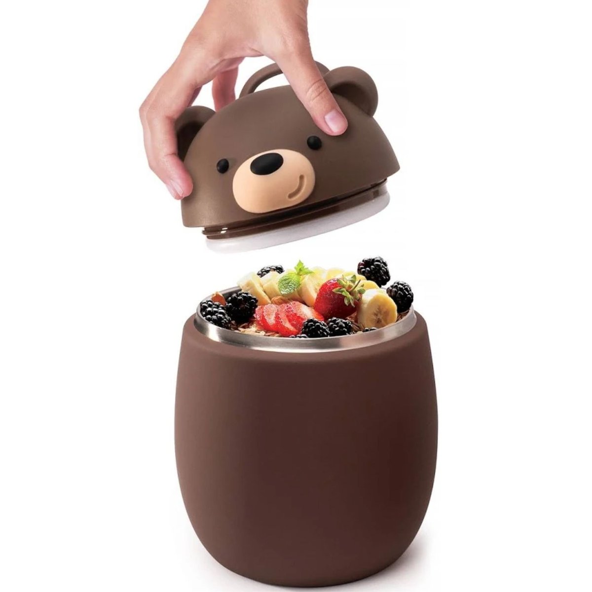 Boîte repas isotherme Bestie marron, beige, ASOBU
