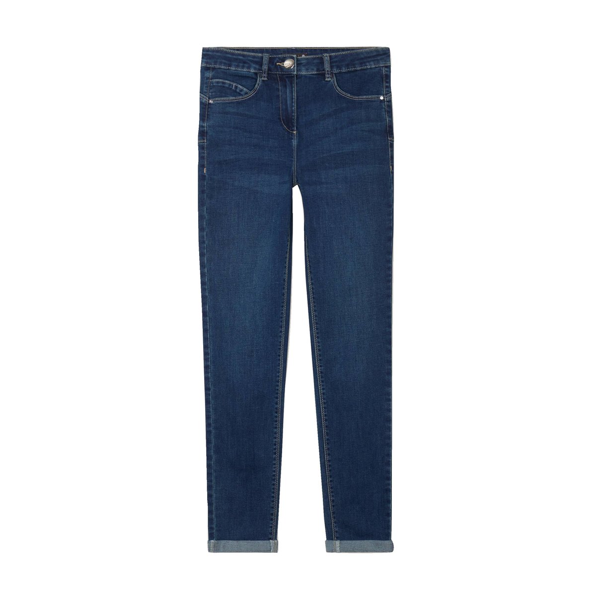 Jeans ajusté taille standard denim brut, BREAL