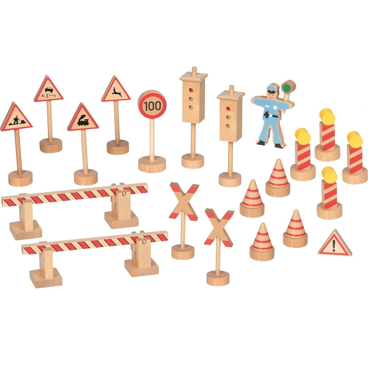Panneaux de signalisation en bois beige, GOKI