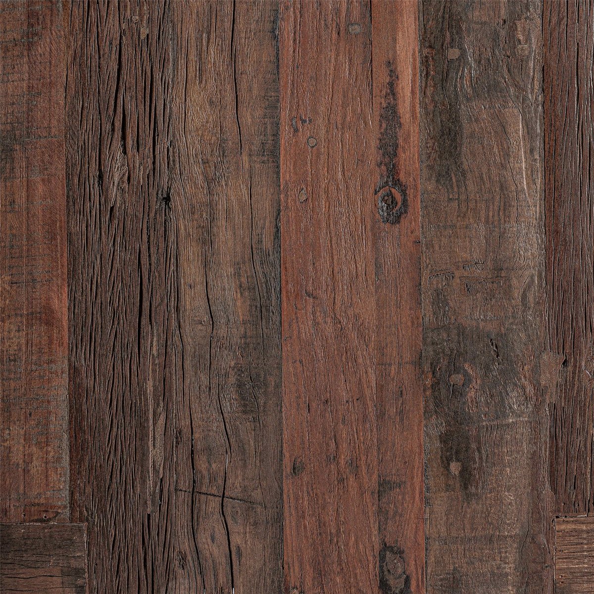 Table basse en bois vieilli style classique marron bois vieilli naturel, RECOLLECTION