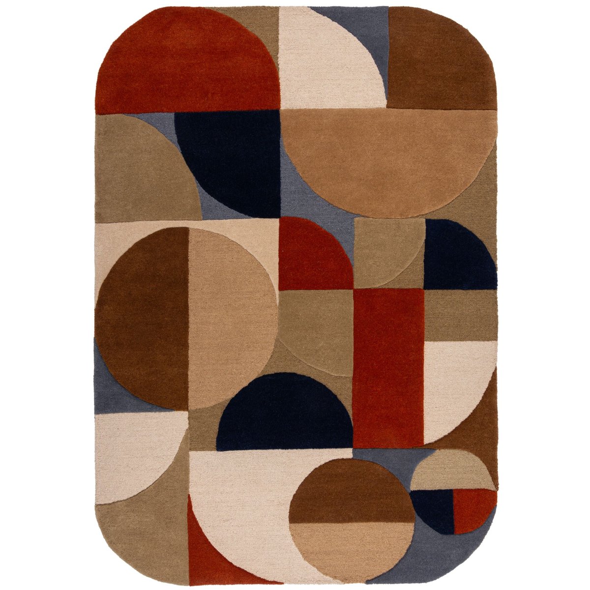 Tapis en laine MIA ARCH terracotta, FLAIR RUGS