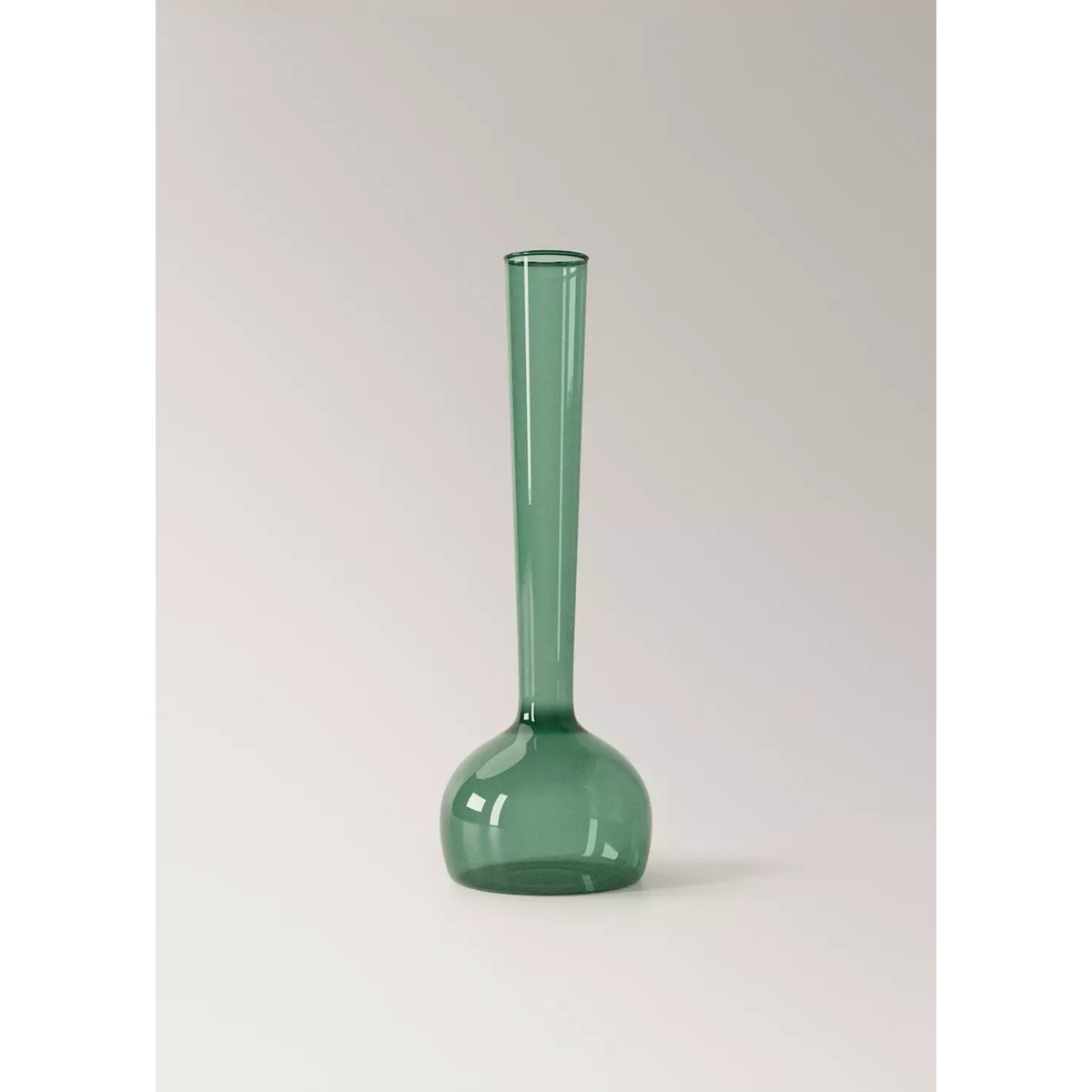 Vase en verre borosilicate bleu pétrole, MANGO HOME