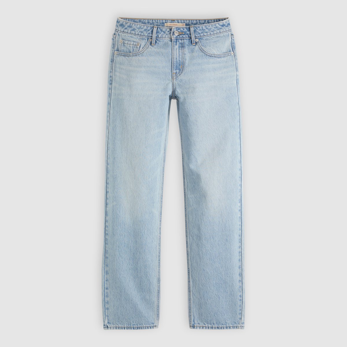 Jean Low Straight bleu - blasted stone clean, LEVI'S