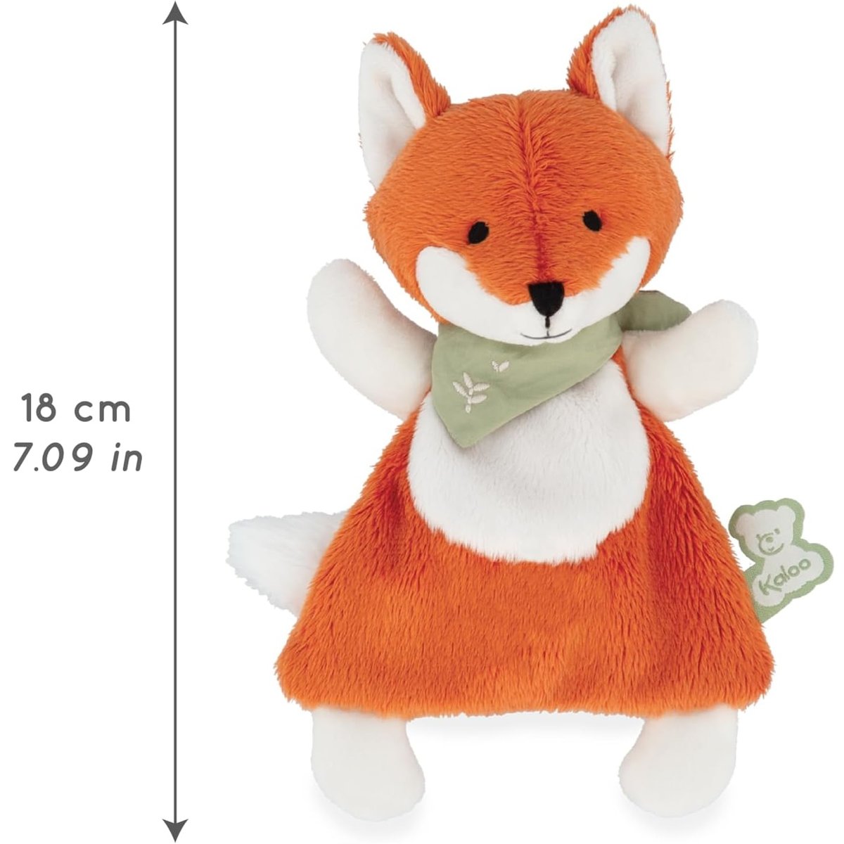 Doudou renard Paprika 18 cm orange, KALOO