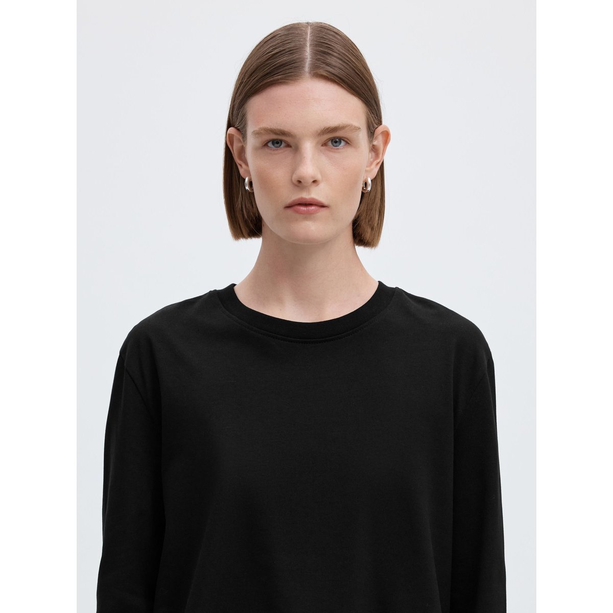 T-Shirt noir - black, SELECTED