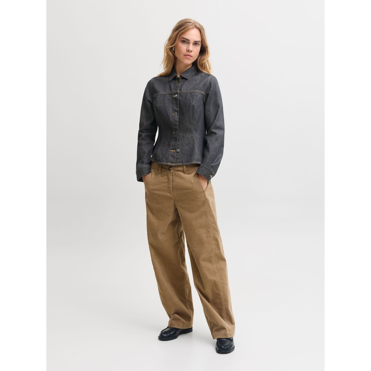 Chemise En Denim grise - grey denim 1, JJXX