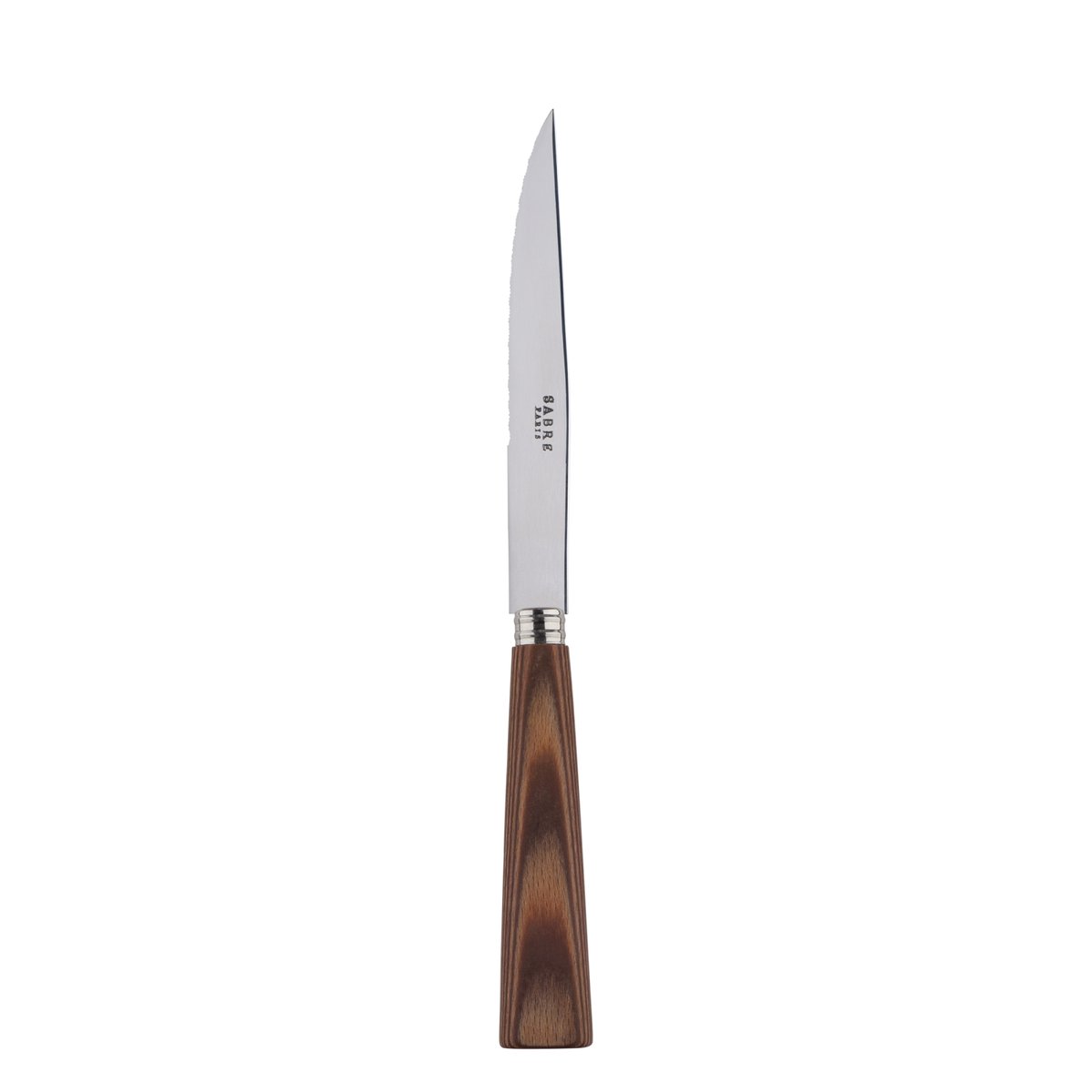 Couteau à steak, Nature bois stratifié clair, SABRE